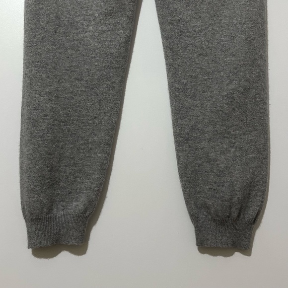 InCashmere 100% Cashmere Drawstring Jogger Pants Gray Size Medium - Picture 9 of 10